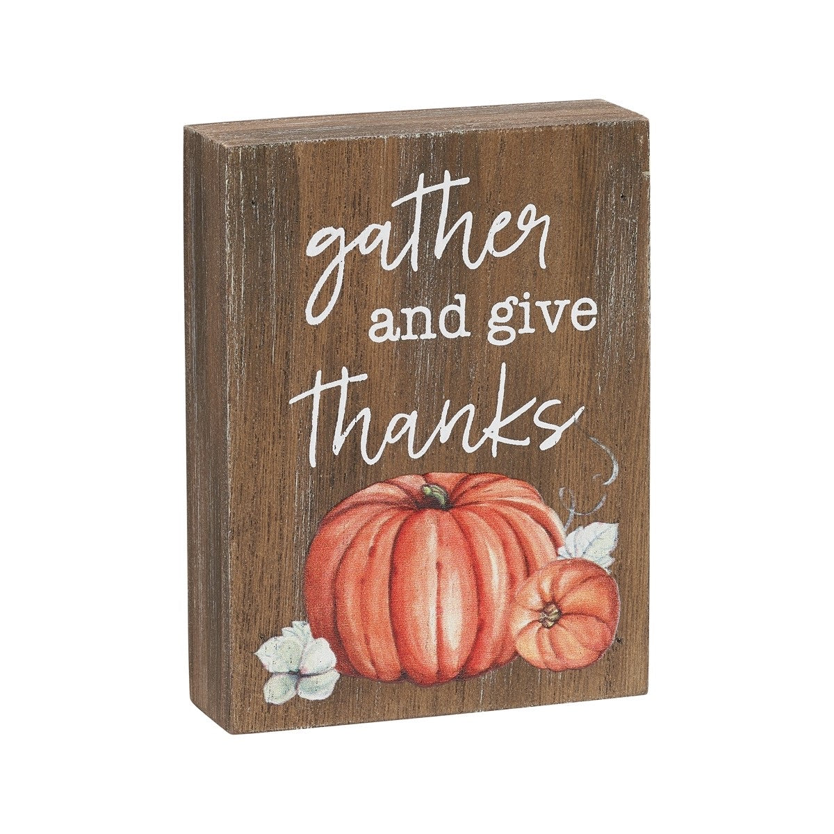 Give Thanks Block Sign